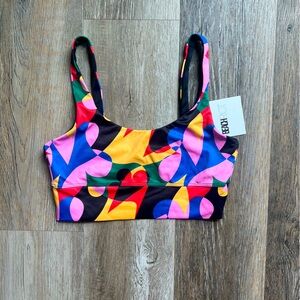NWT Beach Riot Sport multicolor sports bra